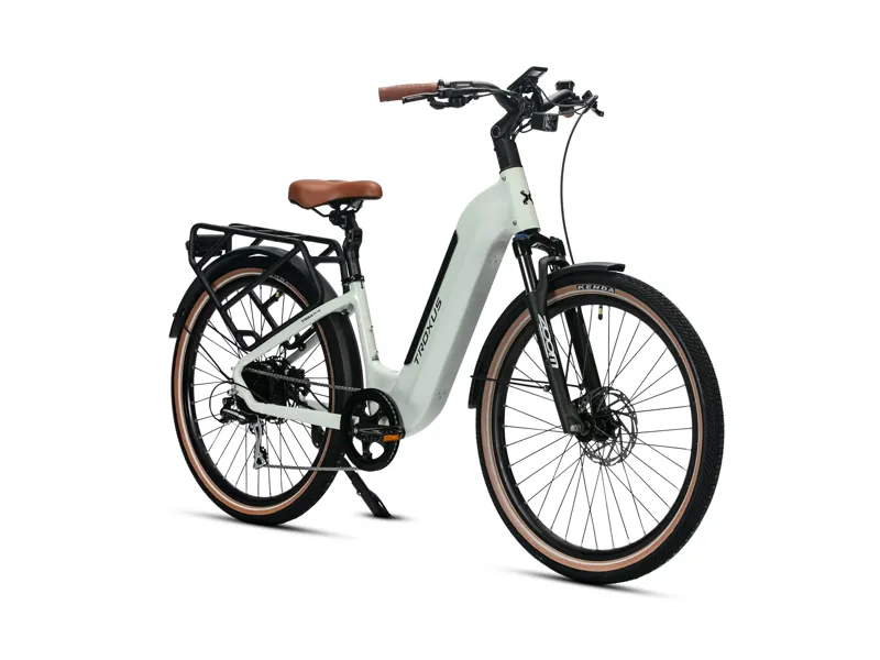 Troxus Trax Plus Commuter E-Bike 500W/15Ah Medium in Chalk-1