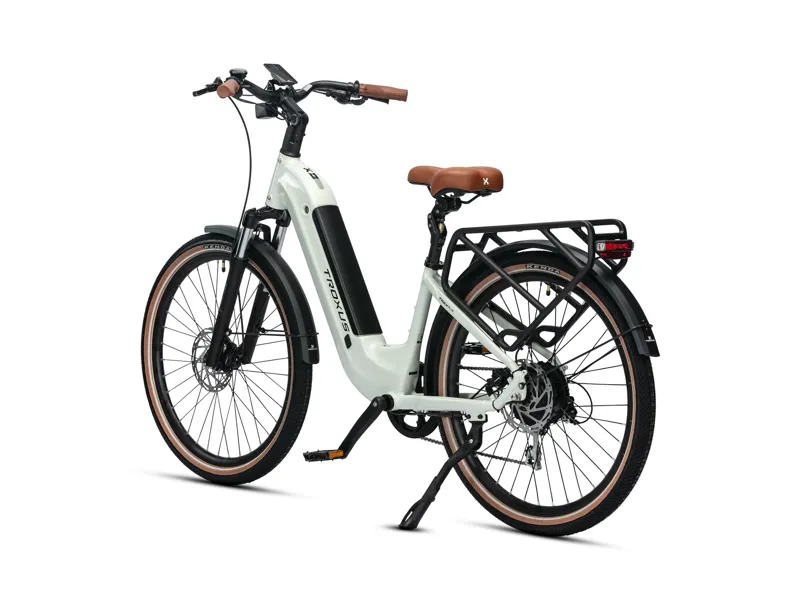 Troxus Trax Plus Commuter E-Bike 500W/15Ah Medium in Chalk-2