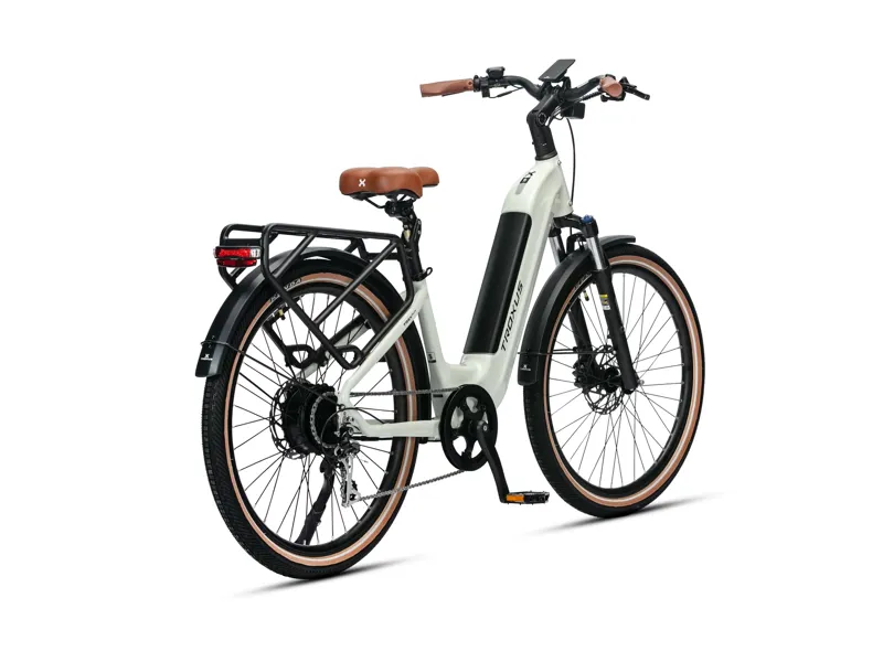 Troxus Trax Plus Commuter E-Bike 500W/15Ah Medium in Chalk-3