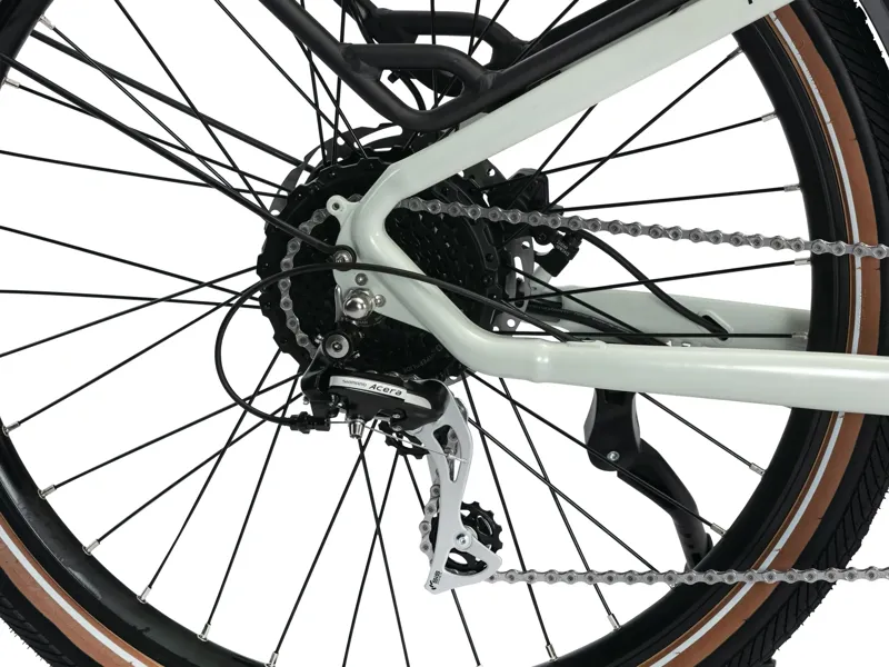 Troxus Trax Plus Commuter E-Bike 500W/15Ah Medium in Chalk-5