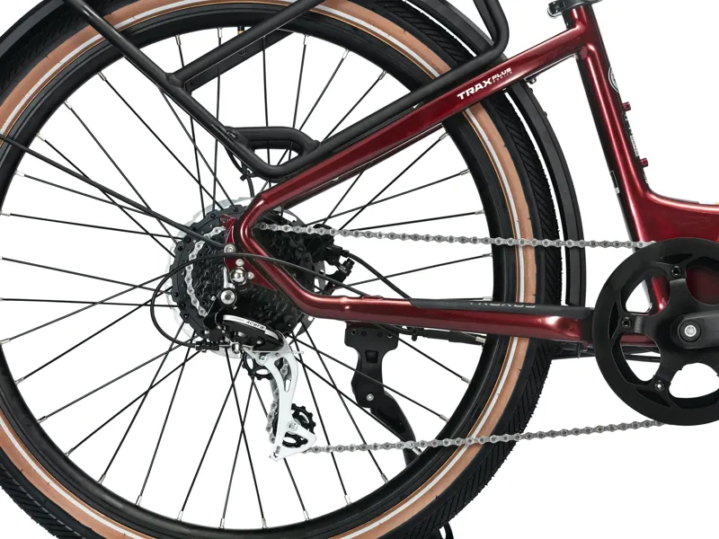 Troxus Trax Plus Commuter E-Bike 500W/15Ah Small in Metallic Red-5