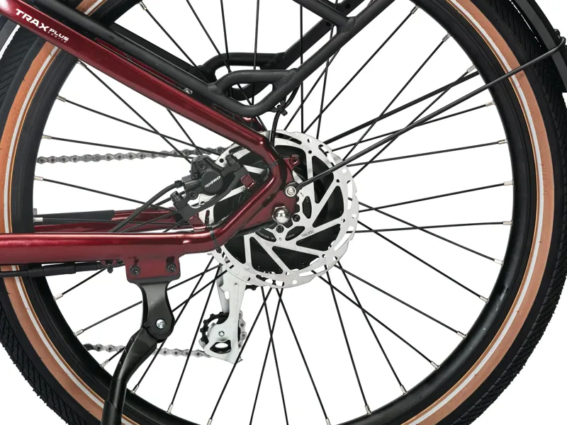 Troxus Trax Plus Commuter E-Bike 500W/15Ah Small in Metallic Red-9