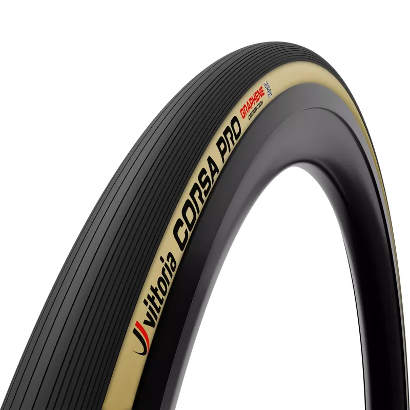 Vittoria Corsa PRO Tubeless-Ready Tire 700x30mm in Black/Tan-1