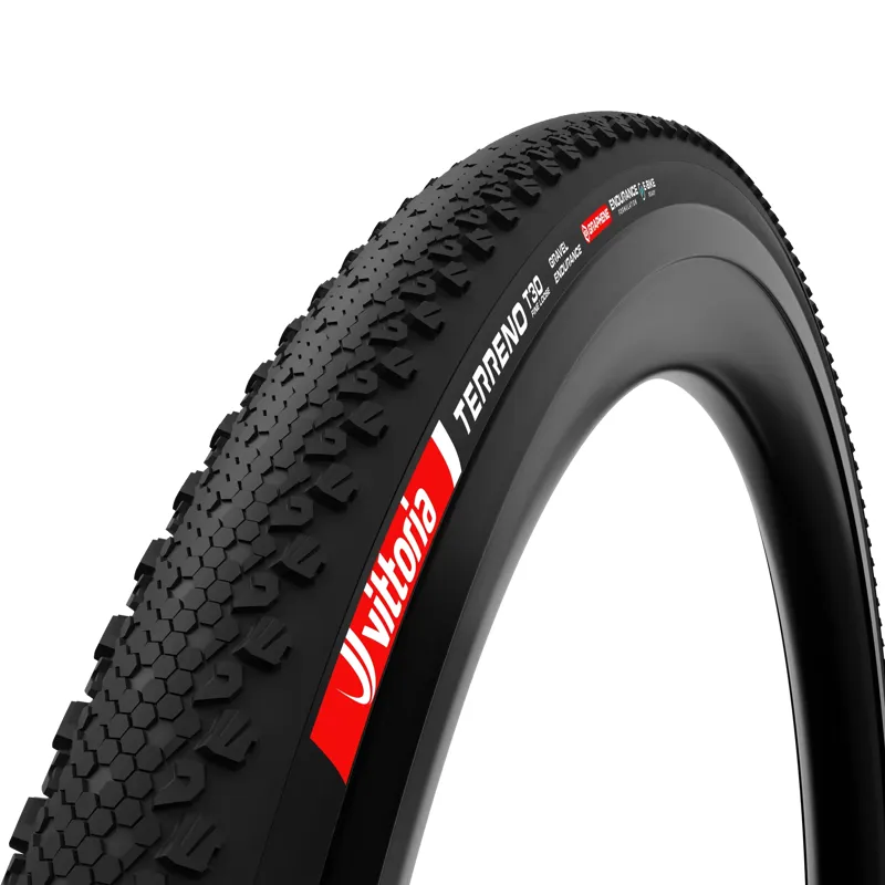 Vittoria Terreno T30 Fine Loose Gravel Endurance Graphene G2.0 Tubeless Folding Tire 700x50 in Black