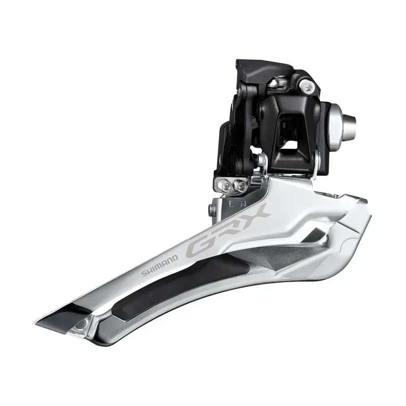 Shimano FD-RX400 GRX 2x10-speed Front Derailleur in Black/Silver