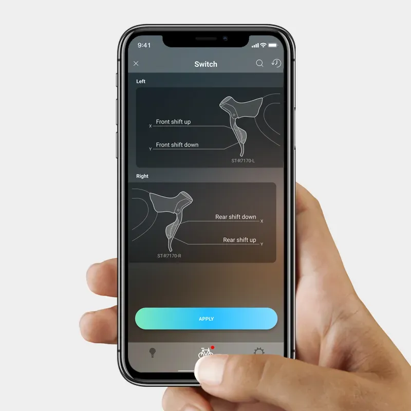 Shimano ST-R7170 105 Di2 Shift Lever in Black-3