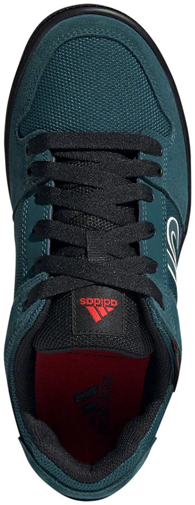 Five Ten Freerider Flat Shoe  - Men's Red /Wild Teal / Core Black 10-2