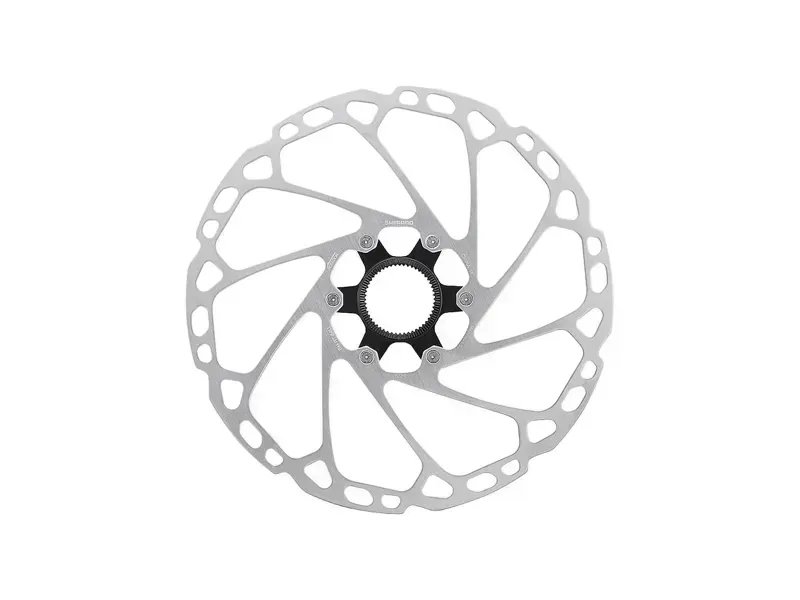 Shimano SM-RT64-L Disc Brake Rotor with External Lockring - 203mm Center Lock Silver