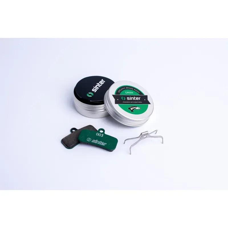 Sinter Disk Brake Pads 003 Shimano Single Pair Metal Can Carded In Green