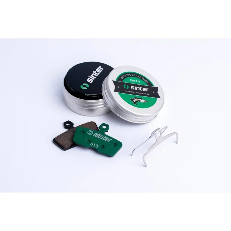 Sinter Disk Brake Pads 013 Avid Sram Single Pair Metal Can Carded In Green