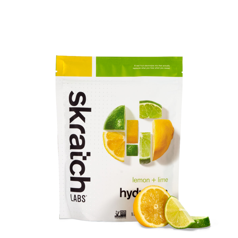 Skratch Labs Cucumber/Lime Hydration Sport Drink Pouch in Green
