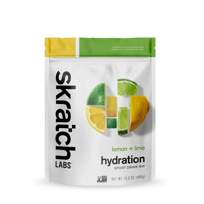 Skratch Labs Cucumber/Lime Hydration Sport Drink Pouch in Green-1