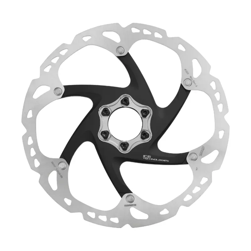 Shimano SM-RT86-M XT IceTech 180mm 6-bolt Rotor in Silver/Black