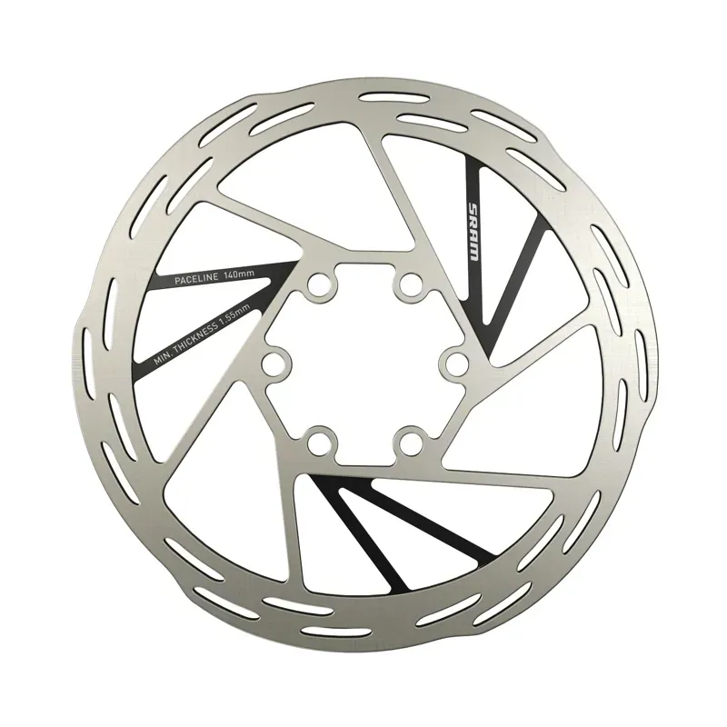 SRAM Paceline Disc Brake Rotor - 160mm 6-Bolt Silver/ Black 160