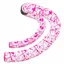 Supacaz Super Sticky Kush Splat Bar Tape in White with Neon Pink