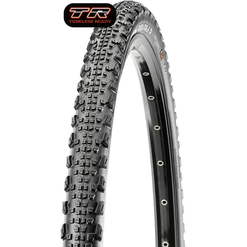 Maxxis Ravager Tire - 700 X 40 Tubeless Folding Black Dual Silkshield Black 700 x 40