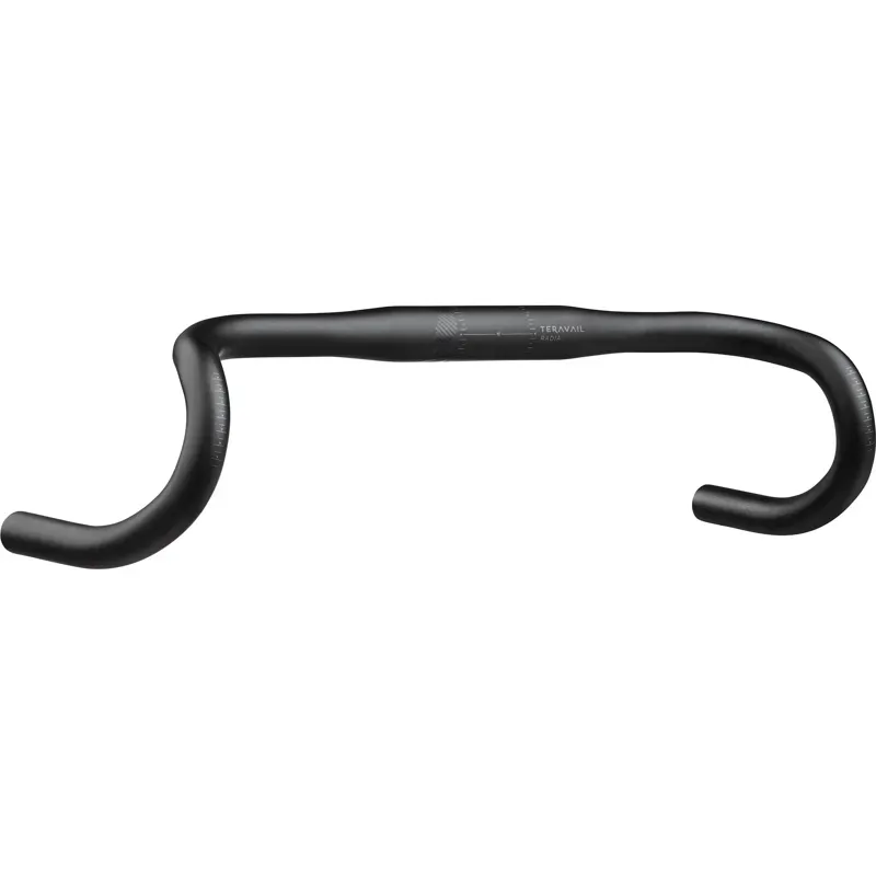 Teravail Radia 12 40cm Aluminum Drop Handlebar in Black