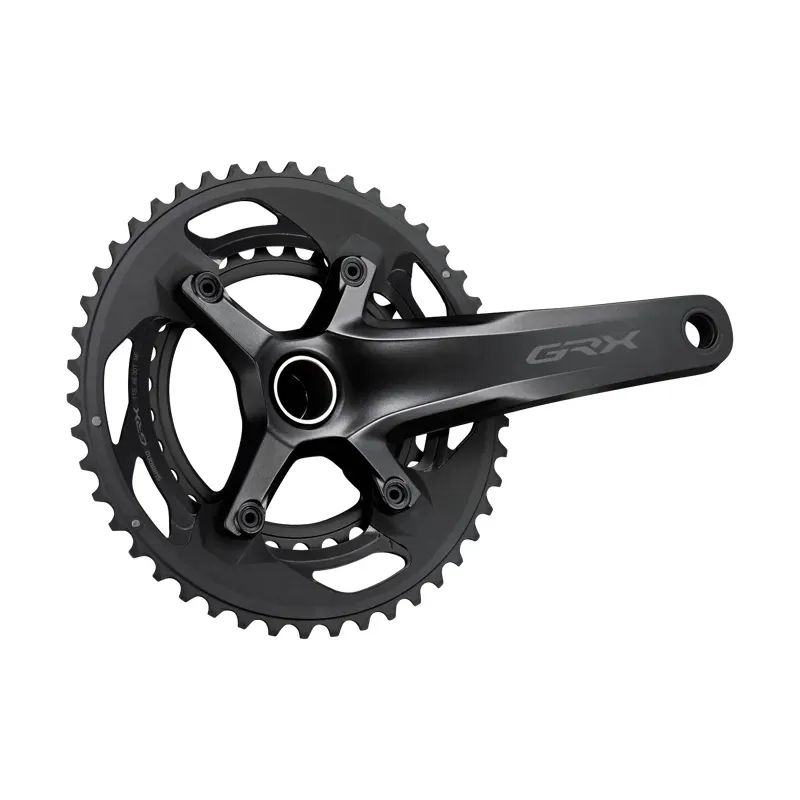 Shimano FC-RX600 GRX 2x11-speed 175mm 46-30-tooth Crankset in Black