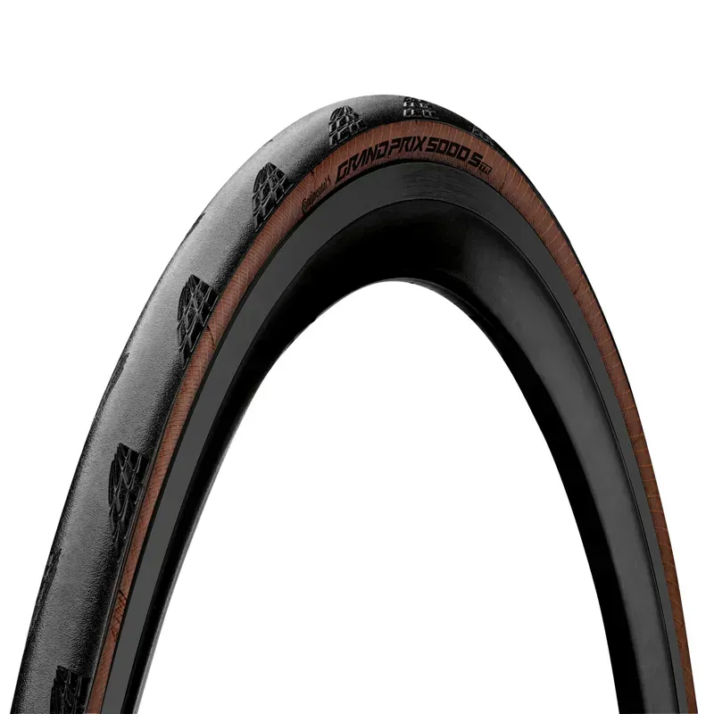 Continental Grand Prix 5000 S TR Tire - 700 X 30 Tubeless Folding Black/Transparent BlackChili Vectran Breaker LazerGrip ACT Black/Transparent 700 x 30
