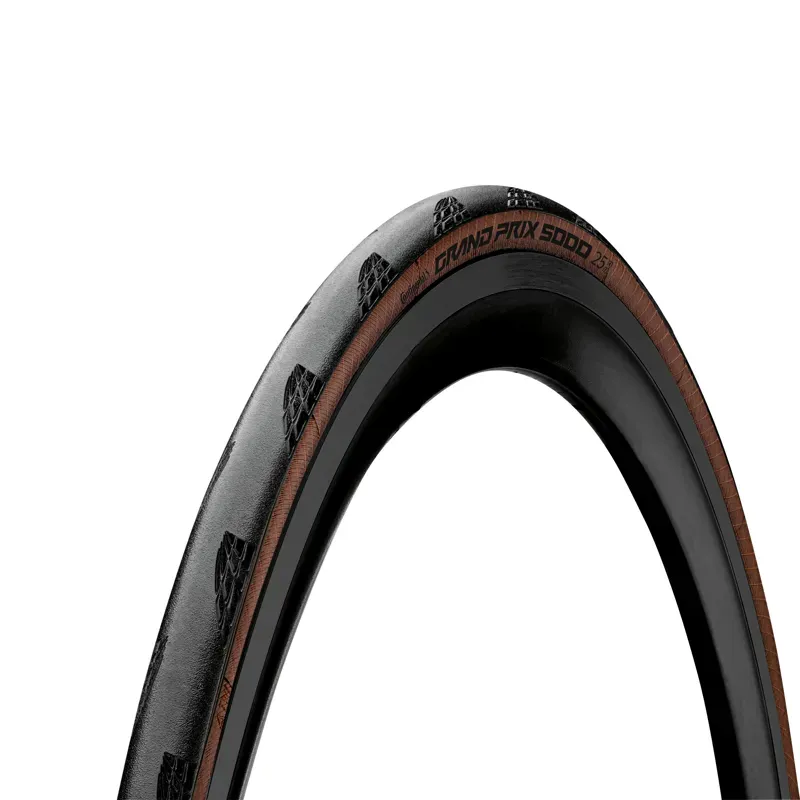 Continental Grand Prix 5000 Tire - 700 X 28 Clincher Folding Black/Transparent BlackChili Vectran Breaker LazerGrip ACT Black/Transparent 700 x 28