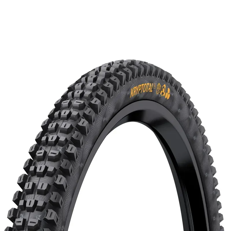 Continental Kryptotal Front Tire - 29 X 2.40 Tubeless Folding Black Super Soft Downhill Casing E25 Black 29 x 2.40