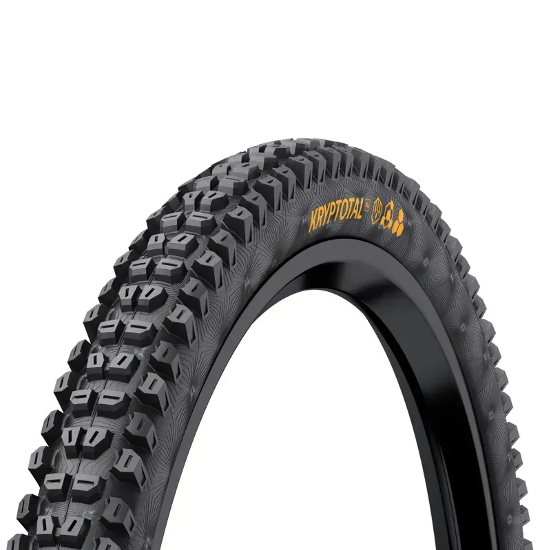 Continental Kryptotal Rear Tire - 29 X 2.40 Tubeless Folding Black Super Soft Downhill Casing E25 Black 29 x 2.40