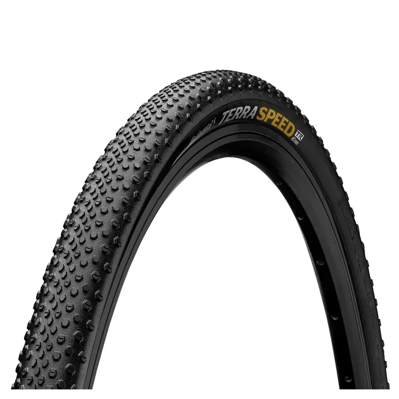 Continental Terra Speed Tire - 700 x 45 Tubeless Folding Black/Transparent BlackChili ProTection E25