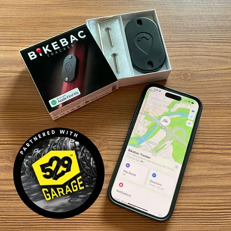 Bikebac Bike Tracker in Black