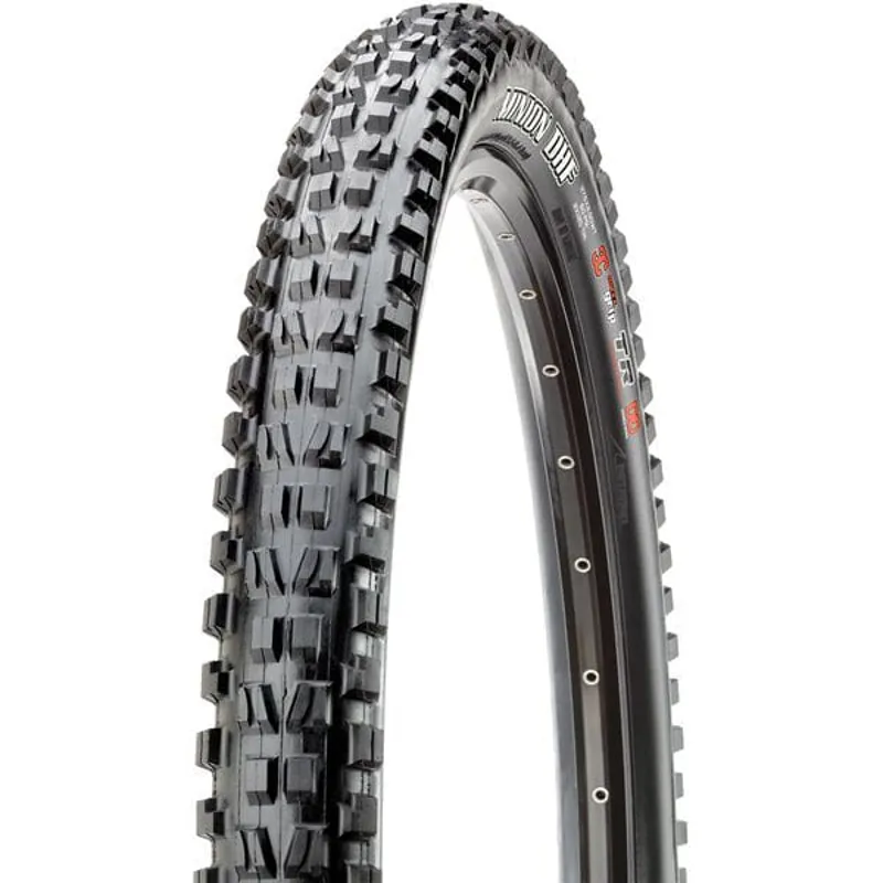 Maxxis Minion DHF Tire - 27.5 X 2.3 Tubeless Folding Black Dual Compound EXO Black 27.5 x 2.30