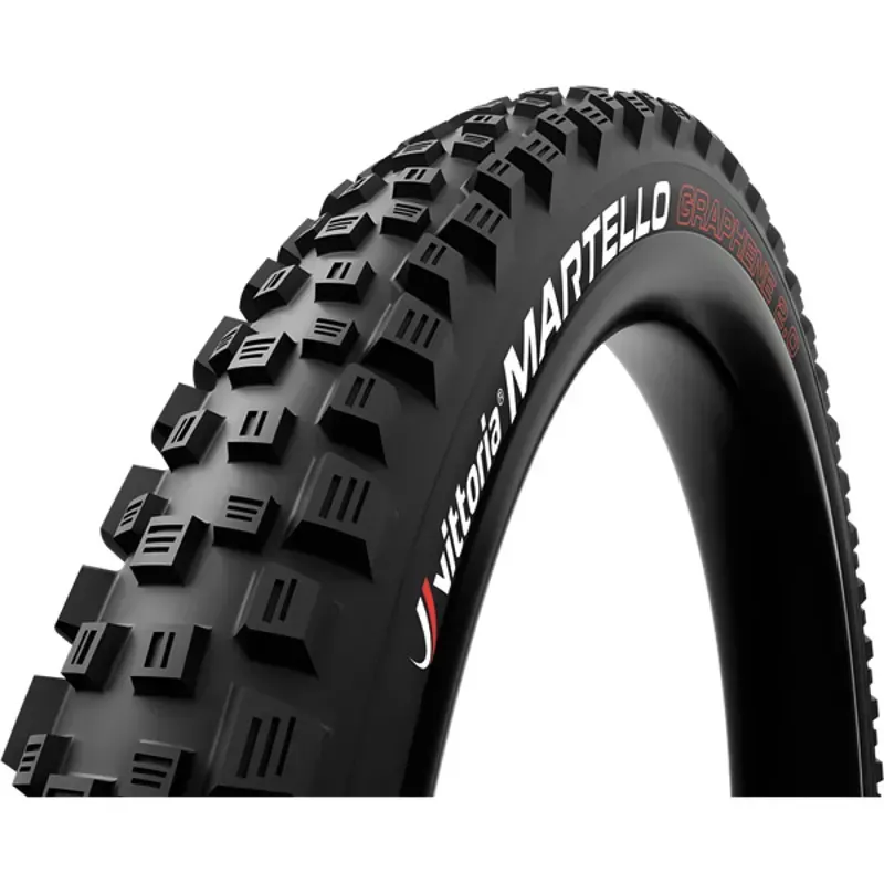 Vittoria Martello Tire - 27.5 X 2.4 Tubeless 2PLY Folding Black Enduro 4C G2. 0 Black 27.5 x 2.4