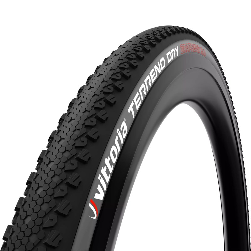 Vittoria Terreno Dry Tire - 700 X 45 Tubeless Folding Black/Anthracite G2. 0 Black/GREY 700 x 45-1